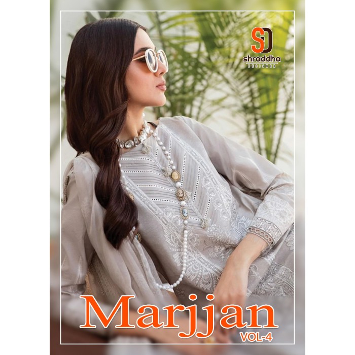 Shraddha Marjjan 2022 Vol 4 Lawn Cotton Pakistani Salwar Suits